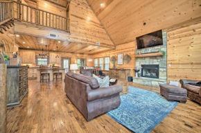 Expansive Broken Bow Cabin with Hot Tub and Playset!